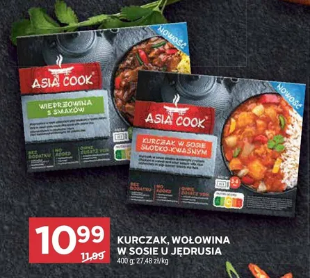 Kurczak, wołowina w sosie u jędrusia promocja w Stokrotka