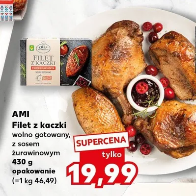 Filet z kaczki wolno gotowany, z sosem żurawinowym promocja w Kaufland
