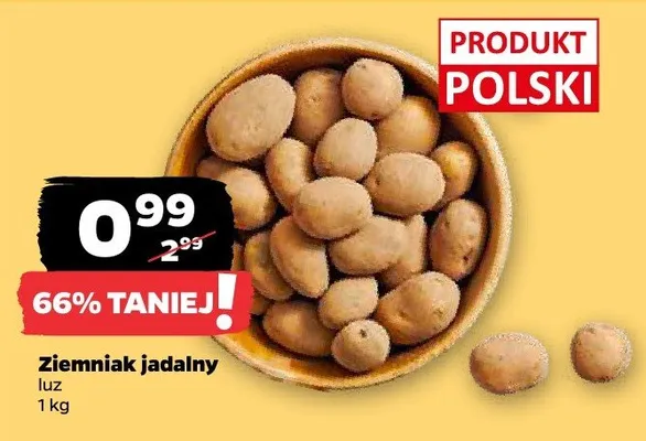Ziemniak jadalny luz Netto promocja w Netto