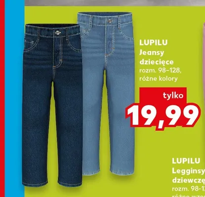 Jeansy dziecięce Lupilu promocja w Kaufland