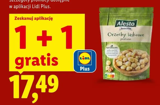 Orzechy laskowe prażone Alesto Selection promocja w Lidl