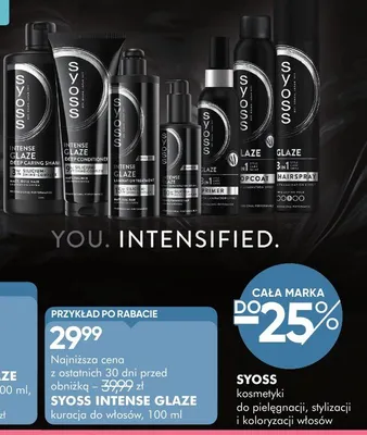 Kuracja do włosów Intense Glaze promocja w Super-Pharm