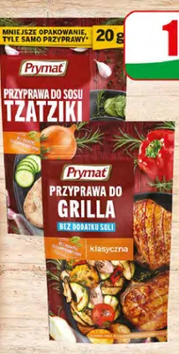 Przyprawa do sosu tzatziki Prymat promocja w Dino