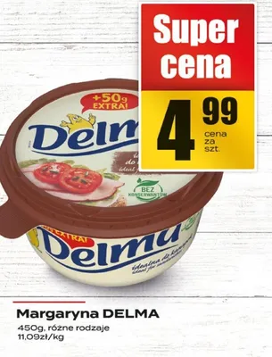 Margaryna delma promocja w Supeco