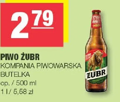 Piwo żubr promocja w SPAR