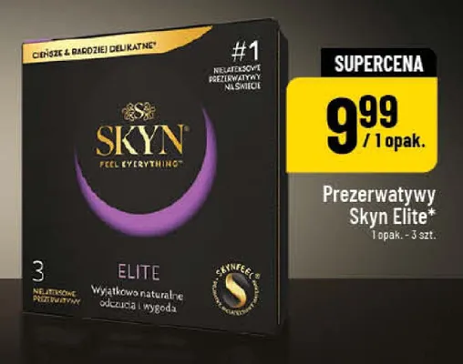 Prezerwatywy Skyn Elite promocja w POLOmarket