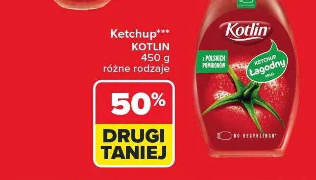 Ketchup Kotlin Pikantny promocja w Carrefour Market