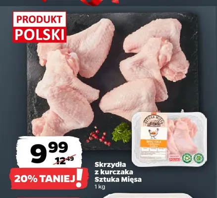 Skrzydła z kurczaka Sztuka Mięsa promocja w Netto
