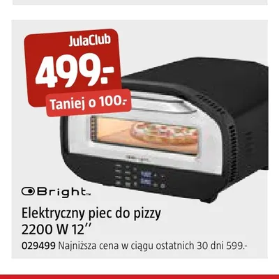 Elektryczny piec do pizzy Bright promocja w Jula