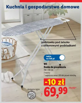 Deska do prasowania W5 promocja w Lidl