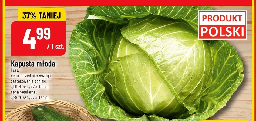 Kapusta młoda polska promocja w POLOmarket