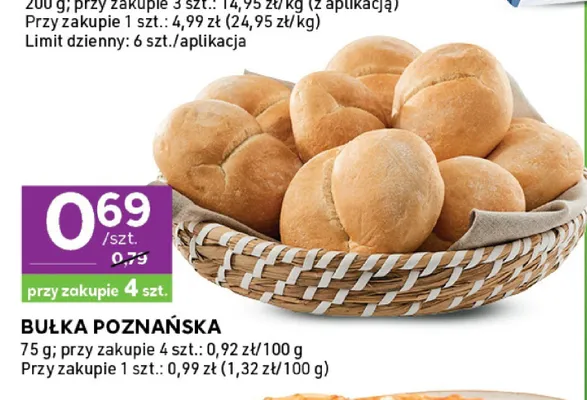 Bułka poznańska promocja w Stokrotka