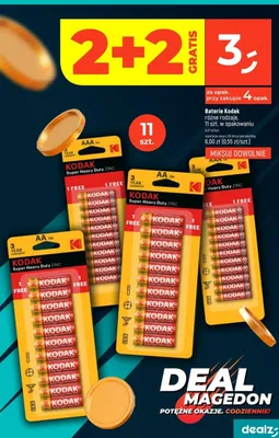 Baterie Kodak różne rodzaje promocja w Dealz