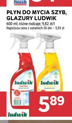 Płyn do mycia szyb i glazury Ludwik promocja w Stokrotka