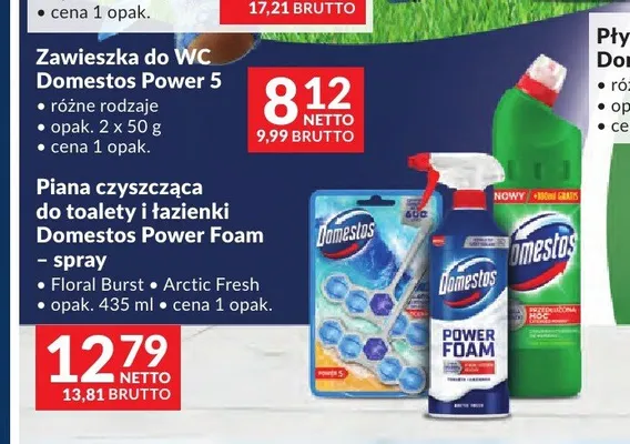 Zawieszka do WC Domestos Power 5 promocja w Makro