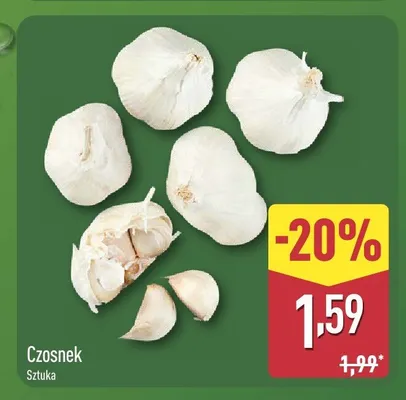 Czosnek promocja w Aldi