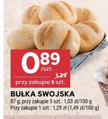 Bułka swojska promocja w Stokrotka