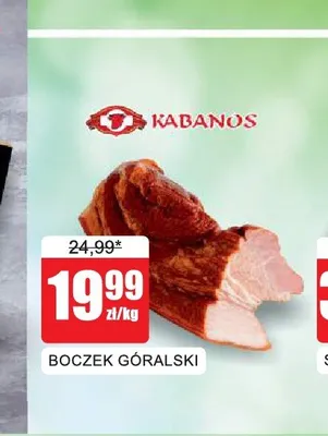 Boczek góralski Kabanos promocja w Bingo