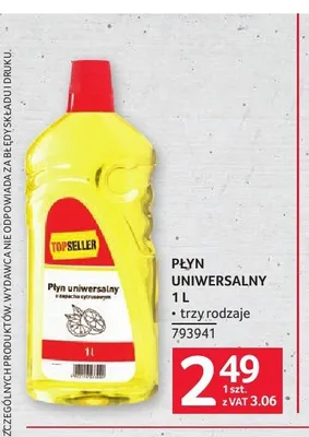 Płyn uniwersalny Topseller promocja w Selgros