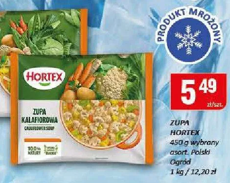 Zupa kalafiorowa Hortex Polski Ogród promocja w Chorten