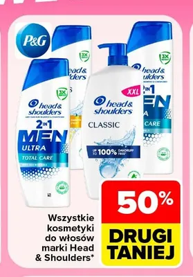 Kosmetyki do włosów marki Head & Shoulders promocja w Carrefour