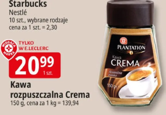 Kawa w kapsułkach promocja w Leclerc