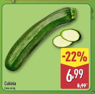 Cukinia promocja w Aldi