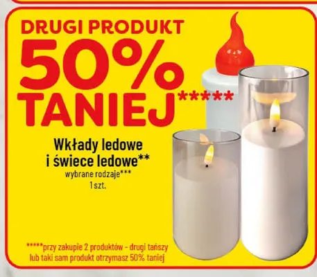 Wkłady ledowe i świece ledowe wybrane rodzaje promocja w POLOmarket