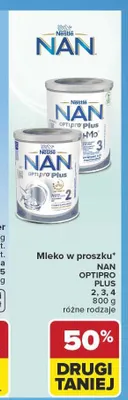 Mleko w proszku Nestlé NAN Optipro Plus 4 promocja w Carrefour