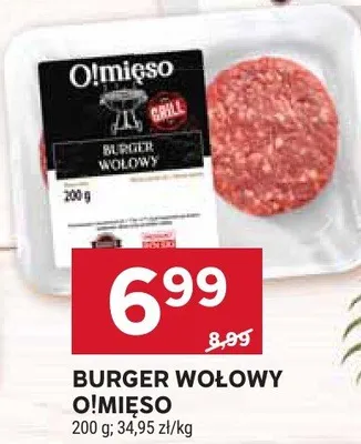 Burger wołowy O!Mięso promocja w Stokrotka