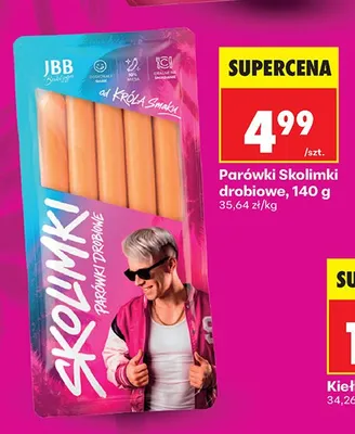 Parówki drobiowe Skolimki JBB Bałdyga promocja w Biedronka