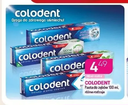 Pasta do zębów Colodent Super Świeżość promocja w Drogerie Koliber