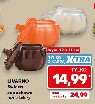 Świeca zapachowa Livarno promocja w Kaufland