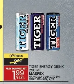 Napój energetyczny Tiger Energy Drink promocja w Wafelek