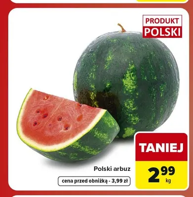 Arbuz polski promocja w Carrefour Market
