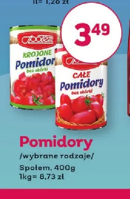 Pomidory Społem promocja w Bliski