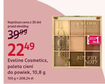 Paleta cieni do powiek promocja w Rossmann