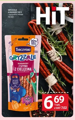 Kabanosy Gryzzale Tarczyński promocja w Selgros