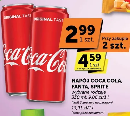 Napój Coca Cola promocja w ABC