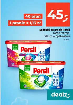 Kapsułki do prania różne rodzaje promocja w Dealz