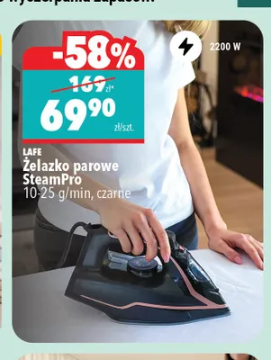 Żelazko parowe Lafe SteamPro promocja w Biedronka Home