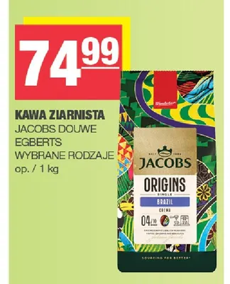 Kawa ziarnista Jacobs promocja w SPAR