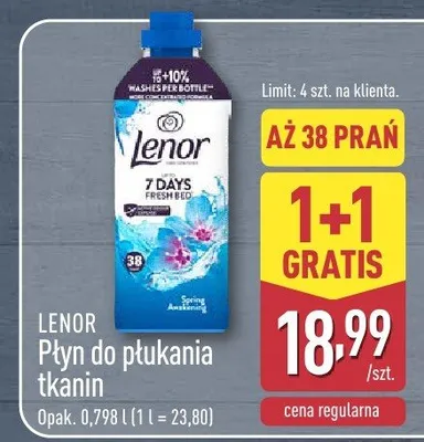 Płyn do płukania tkanin promocja w Aldi