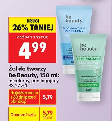 Żel peelingujący do mycia twarzy promocja w Biedronka