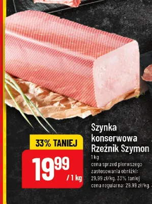 Szynka konserwowa Rzeźnik Szymon promocja w POLOmarket