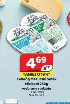 Twaróg Mazurski Smak Mlekpol promocja w Delfin