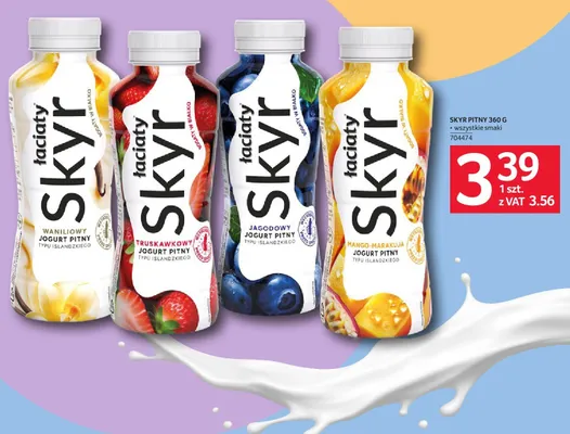 Jogurt pitny Skyr Łaciate mango-marakuja promocja w Selgros