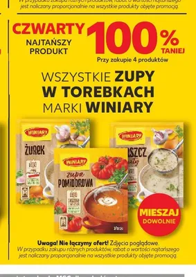 Zupa Barszcz biały Winiary promocja w Kaufland