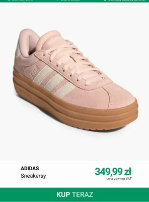 Sneakersy Adidas promocja w Deichmann