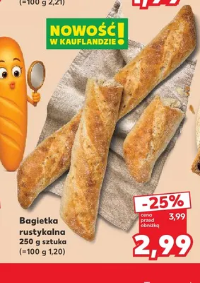 Bagietka rustykalna promocja w Kaufland